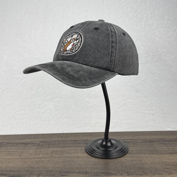 Buc-ee's Hat Cap Strap Back Embroidered Patch Leather Mens One Size - Picture 1 of 6